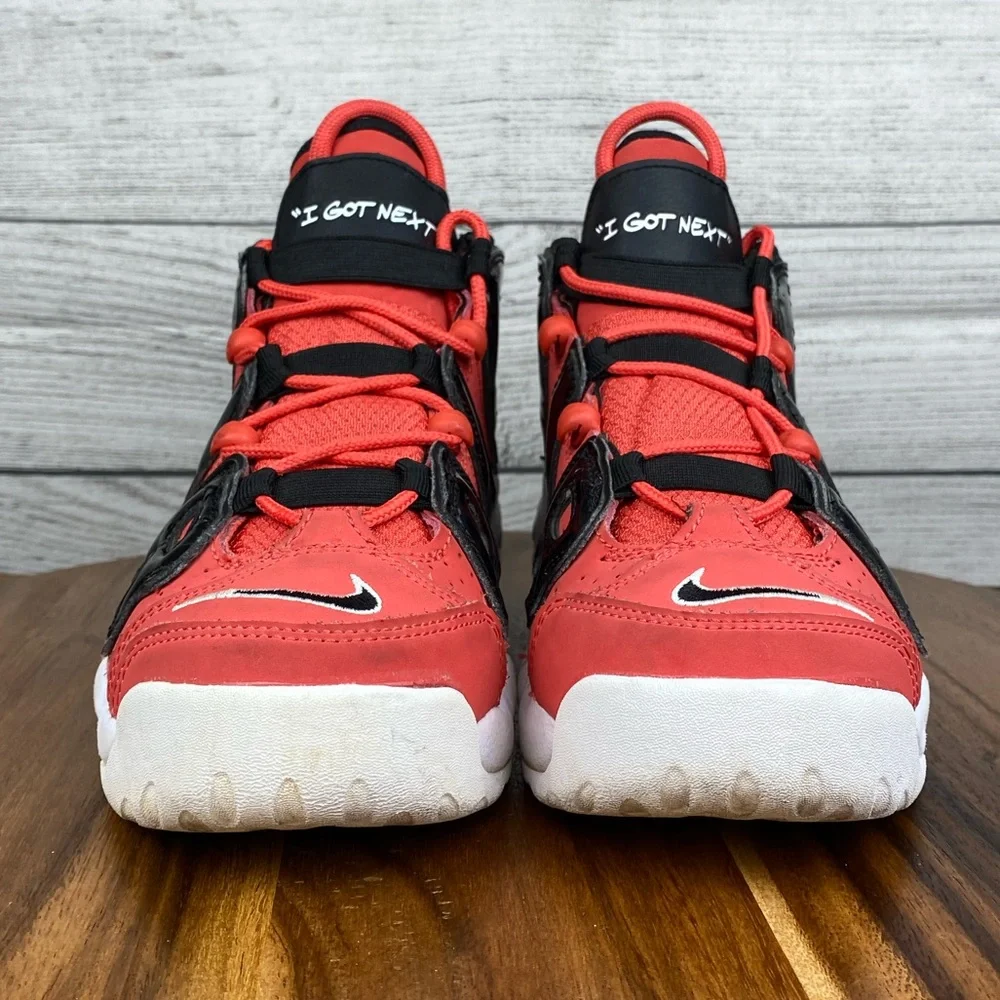 Nike Air More Uptempo I Got Next Red Black Sneaker DV2205-600 Youth Shoe Size 6